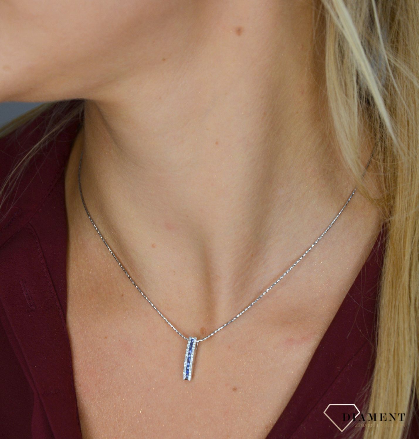 Złoty łańcuszek 585 grawerowana Linka Białe złoto 1 mm DIA-LAN-1210-585 1mm ✅ Złoty łańcuszek wykonany z białego złota ✅ vcxdf.jpg